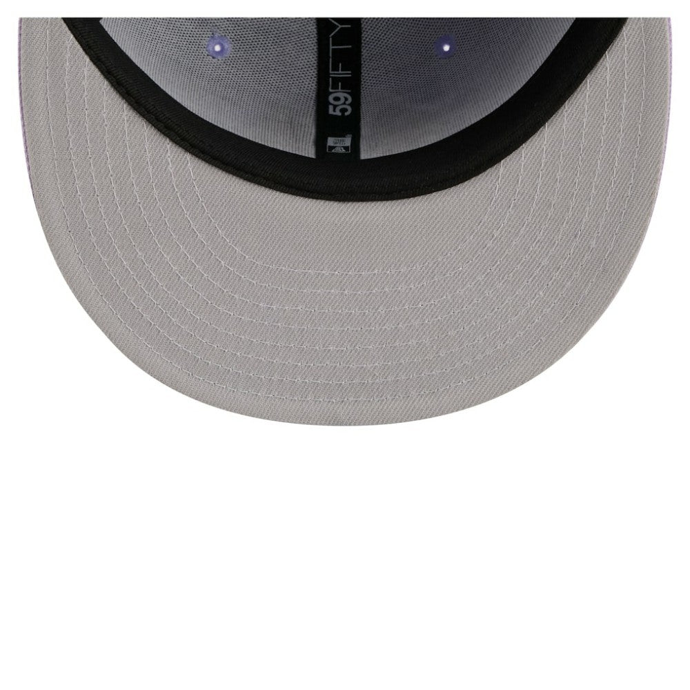 Chicago Blackhawks New Era Lavender Bloom 59FIFTY Fitted Hat - Light Purple/Purple - NHL 203778872