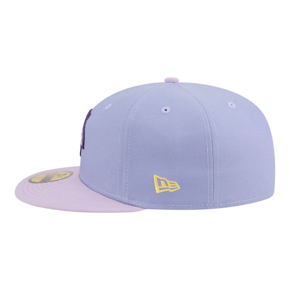 Chicago Blackhawks New Era Lavender Bloom 59FIFTY Fitted Hat - Light Purple/Purple - NHL 203778872