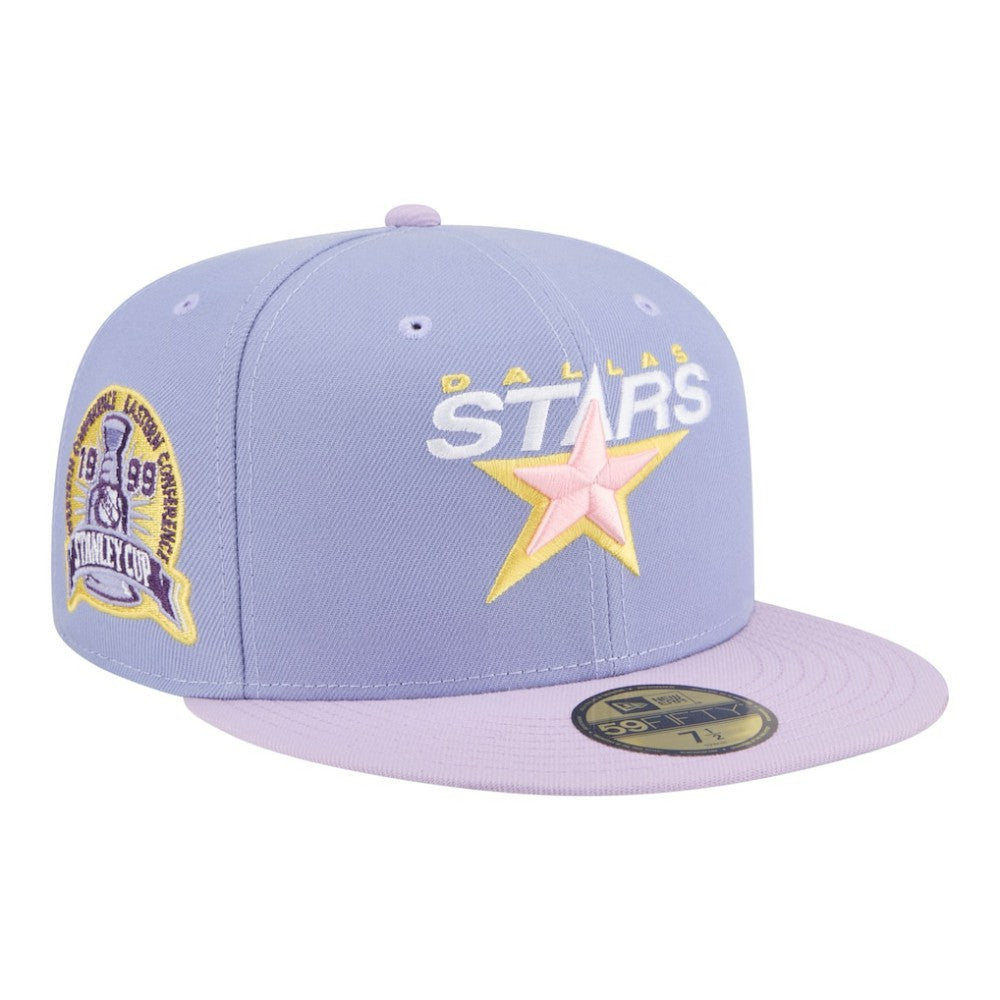 Dallas Stars New Era Lavender Bloom 59FIFTY Fitted Hat - Light Purple/Purple - NHL 203778873