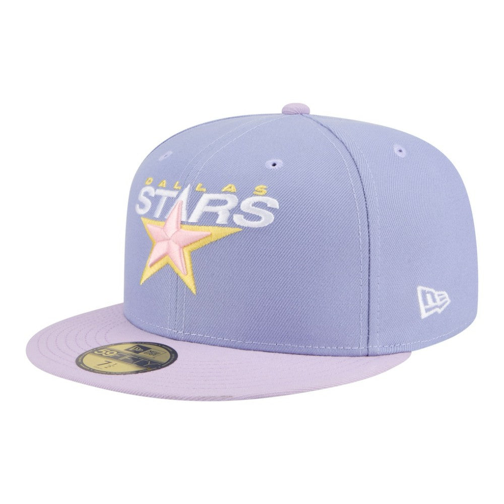 Dallas Stars New Era Lavender Bloom 59FIFTY Fitted Hat - Light Purple/Purple - NHL 203778873