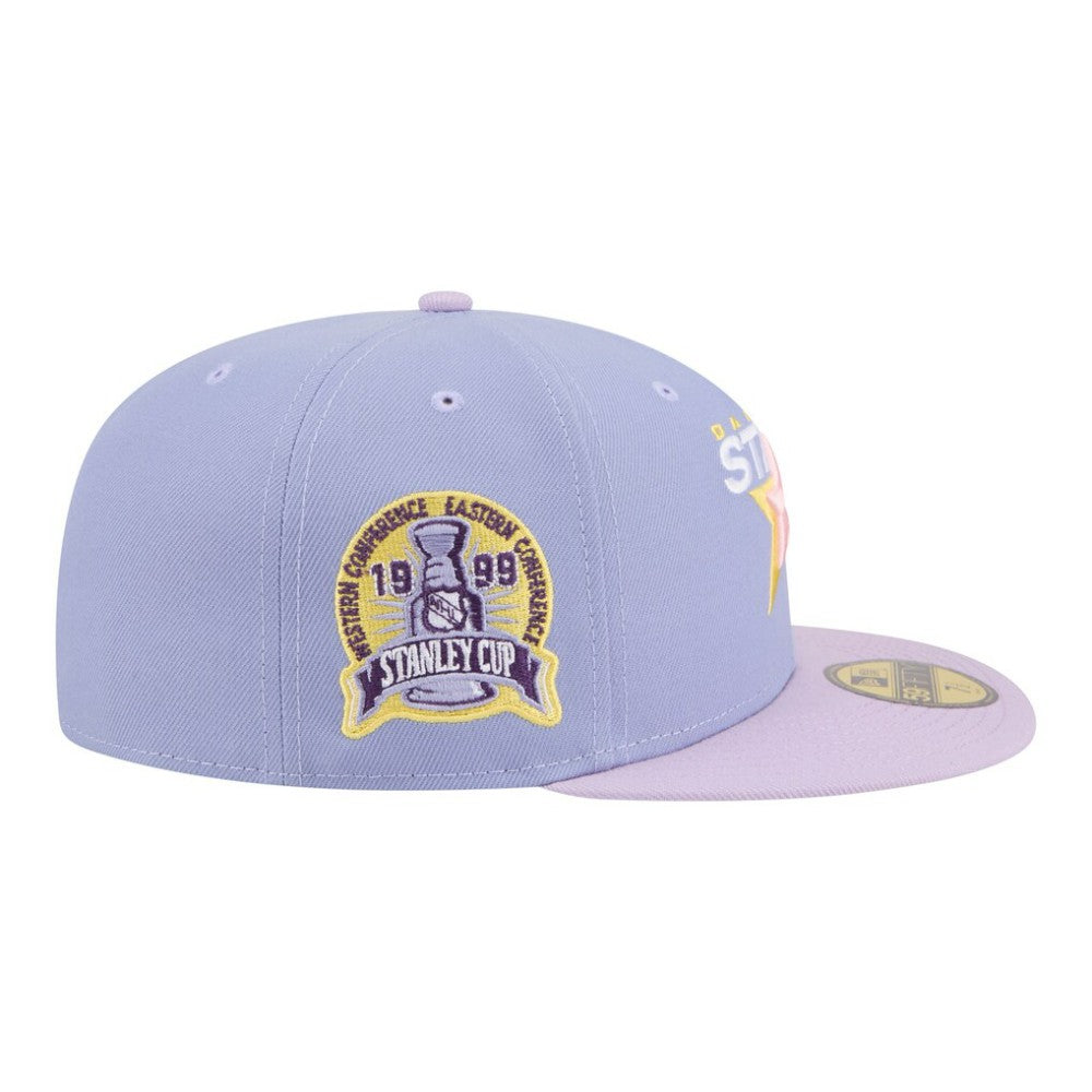 Dallas Stars New Era Lavender Bloom 59FIFTY Fitted Hat - Light Purple/Purple - NHL 203778873