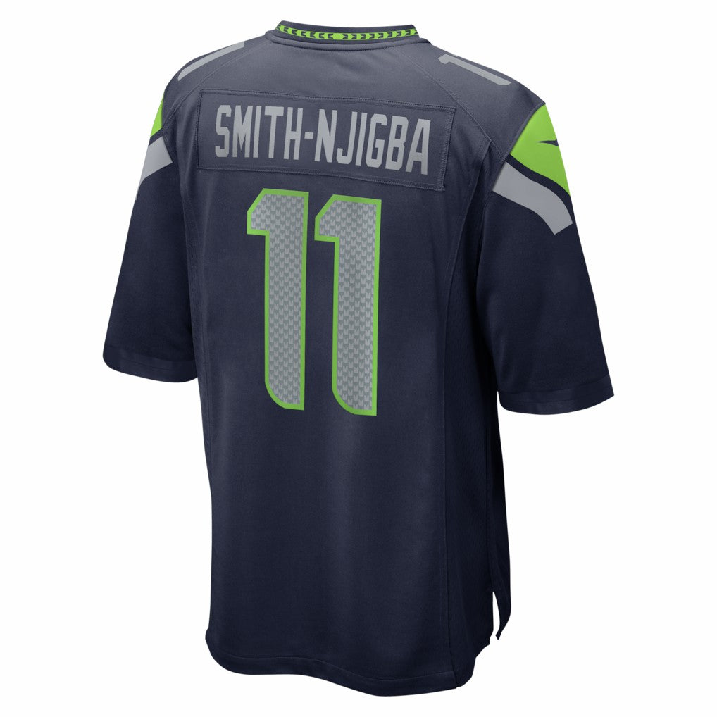 Nike Jaxon Smith-Njigba Seattle Seahawks Super Bowl LX Patch Game Jersey College Navy