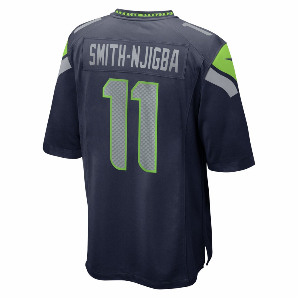 Nike Jaxon Smith-Njigba Seattle Seahawks Super Bowl LX Patch Game Jersey College Navy