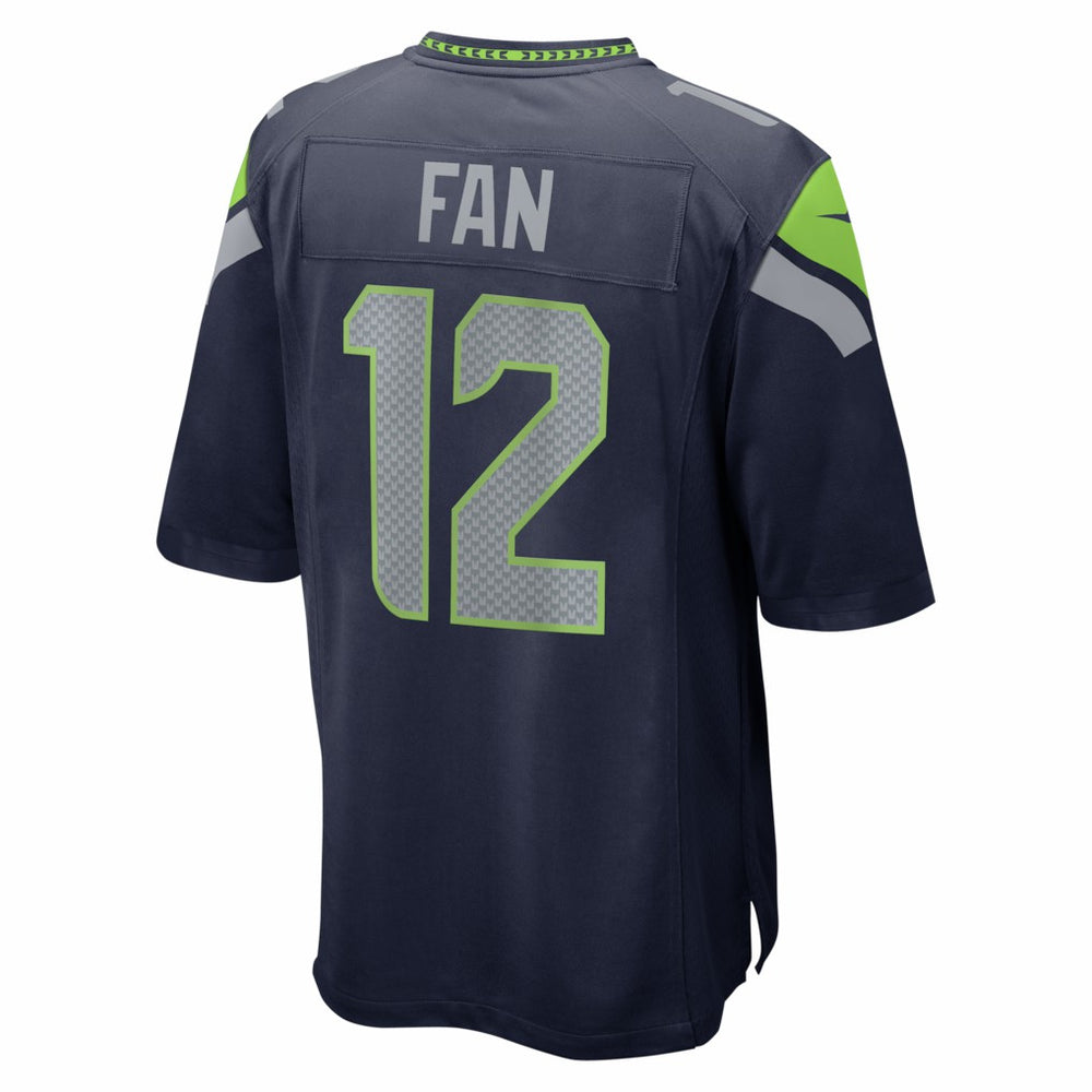 Nike 12s Seattle Seahawks Super Bowl LX Patch Game Jersey College Navy