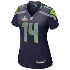 Nike Sam Darnold Seattle Seahawks Women's Super Bowl LX Patch Game Jersey College Navy