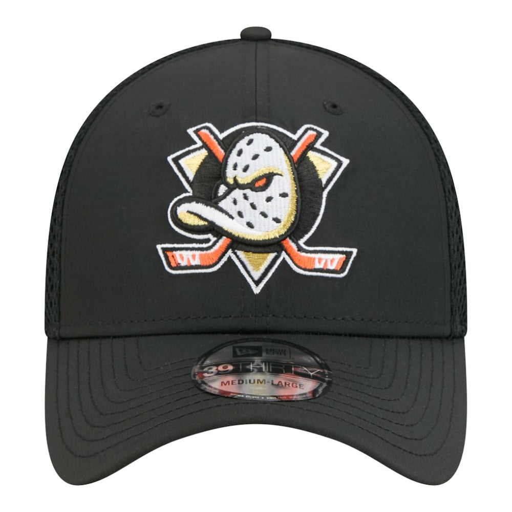 Anaheim Ducks New Era Logo 39THIRTY Flex Hat - Black - NHL 203785912