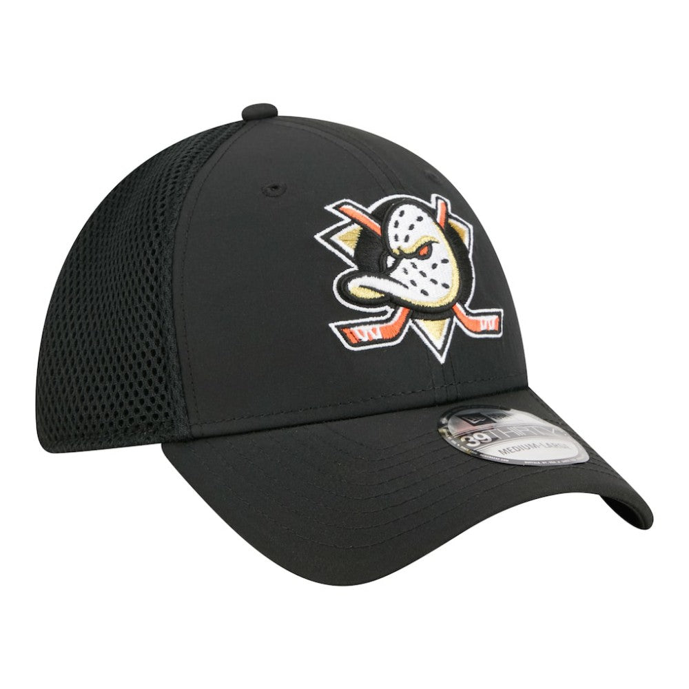 Anaheim Ducks New Era Logo 39THIRTY Flex Hat - Black - NHL 203785912