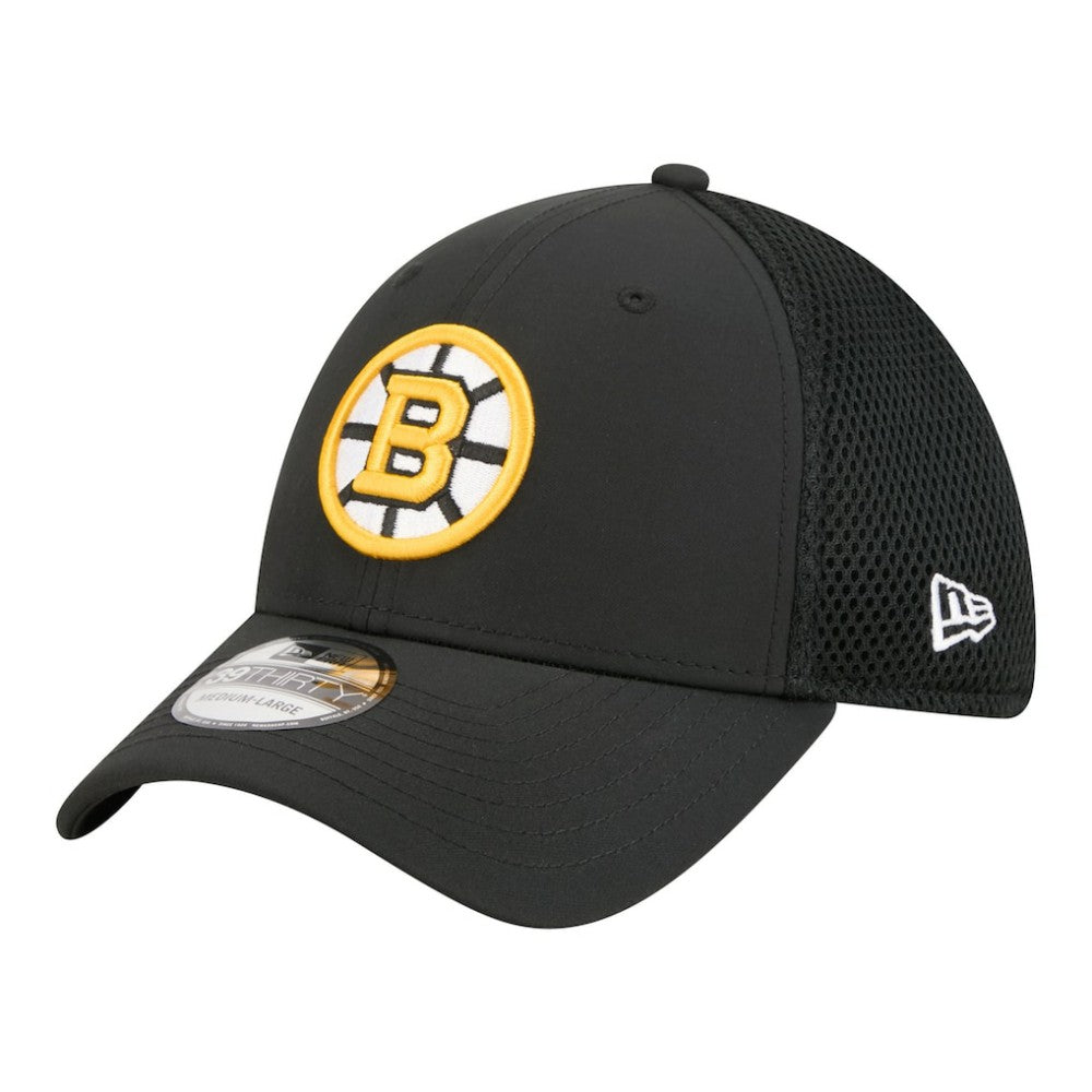Boston Bruins New Era Logo 39THIRTY Flex Hat - Black - NHL 203785932