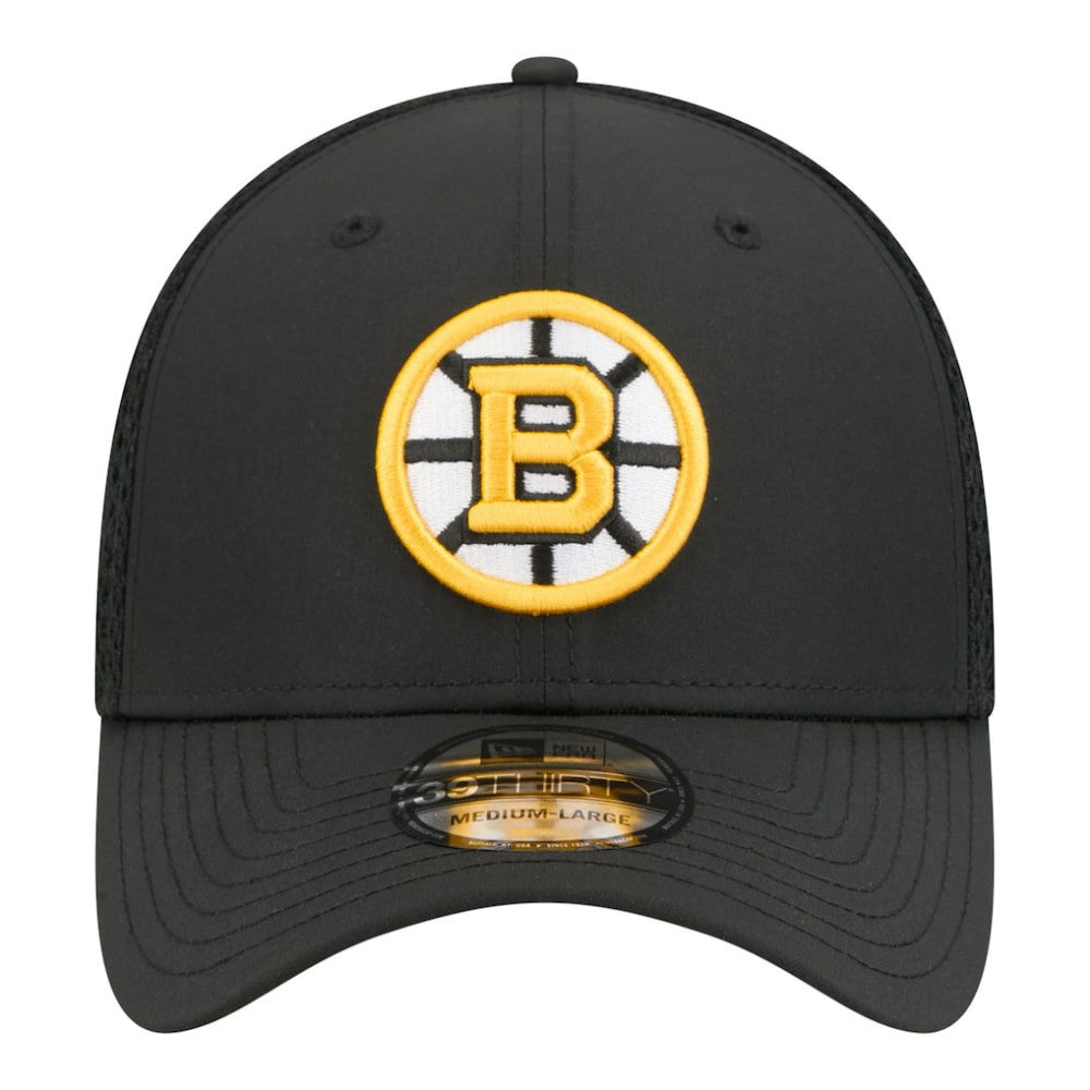 Boston Bruins New Era Logo 39THIRTY Flex Hat - Black - NHL 203785932