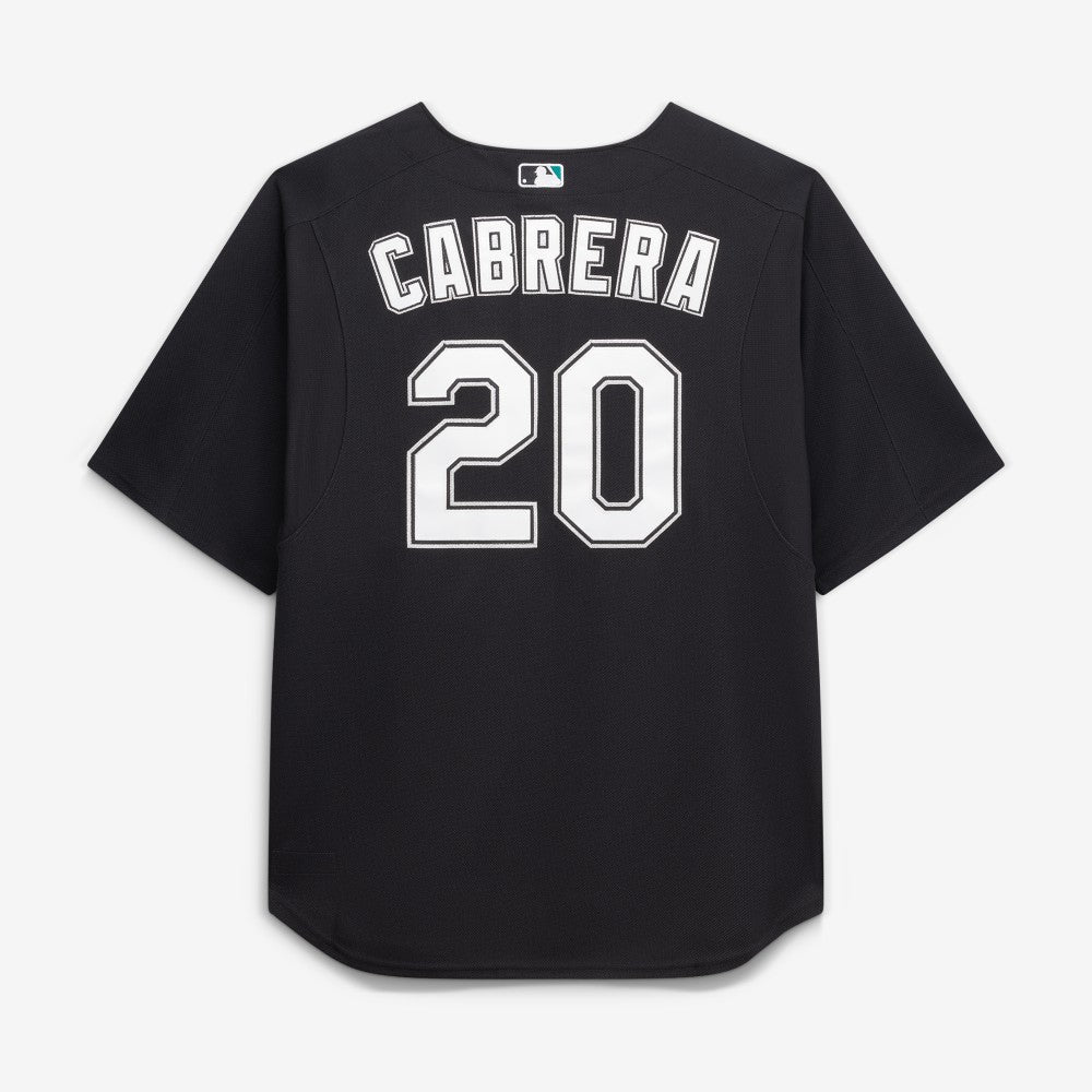 Miguel Cabrera Miami Marlins Mitchell & Ness Big & Tall Cooperstown Mesh Batting Practice Jersey - Black - Mitchell & Ness Online