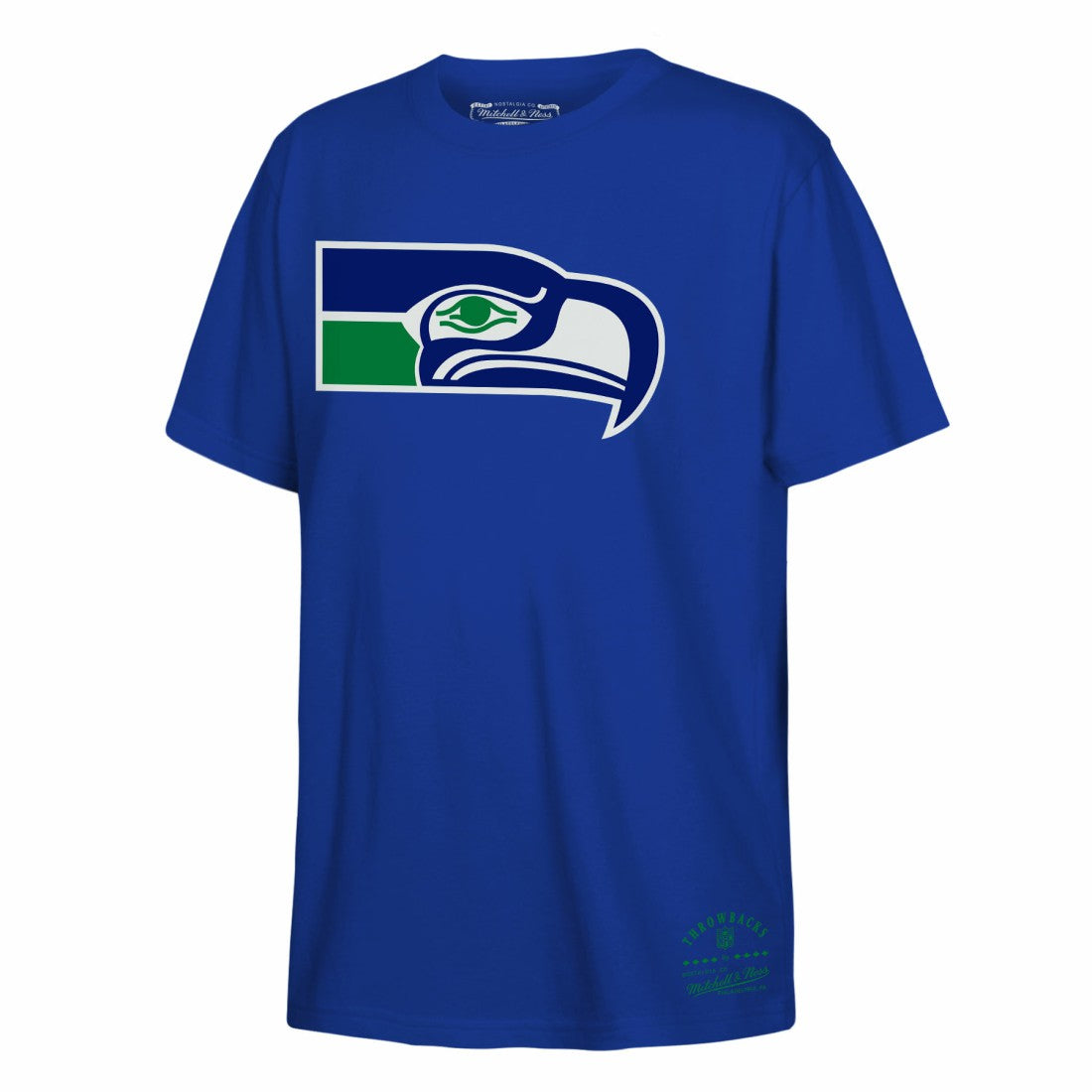 Mitchell & Ness Seattle Seahawks Youth Retro Logo T-Shirt Royal