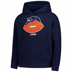 Mitchell & Ness Chicago Bears Youth Retro Logo Hoodie Navy