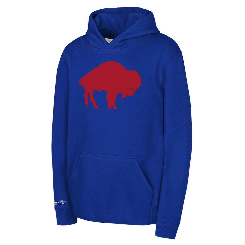 Mitchell & Ness Buffalo Bills Youth Retro Logo Hoodie Royal