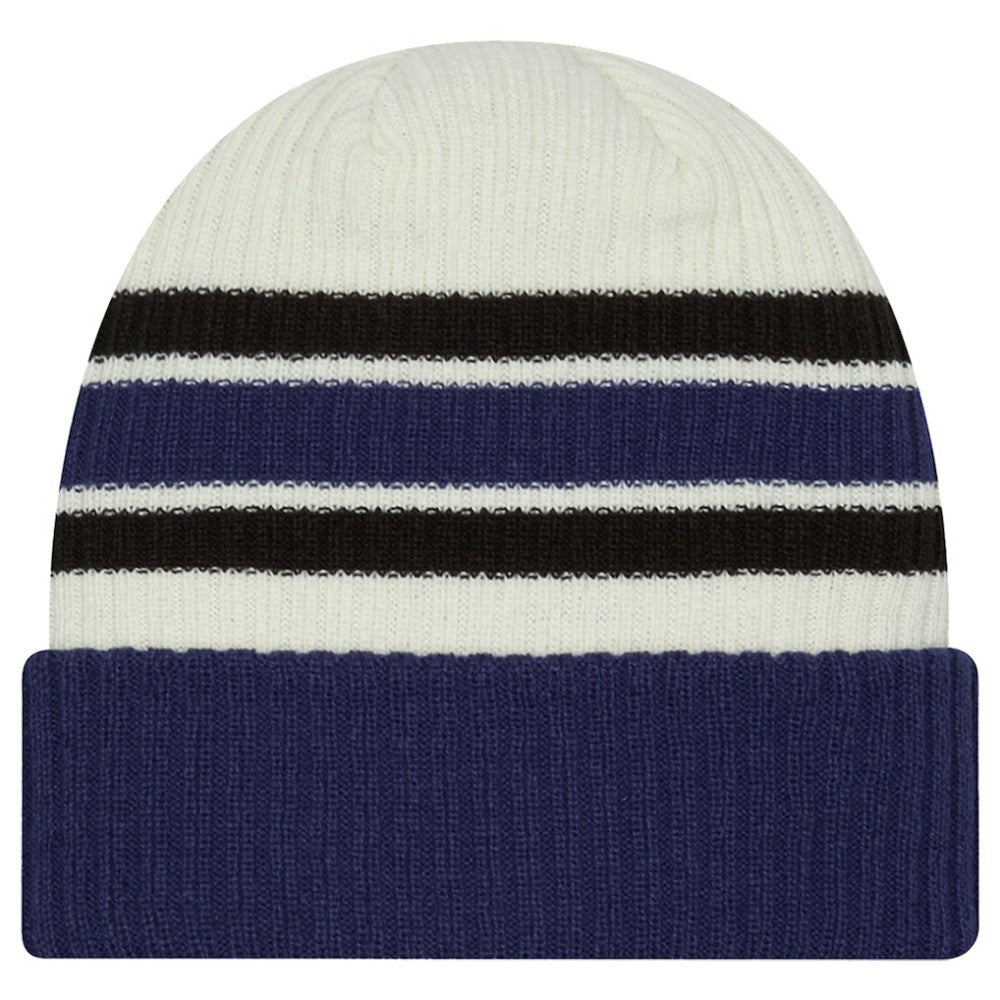 Tampa Bay Lightning New Era Vintage Cuffed Knit Hat - Cream/Blue - NHL 203787573