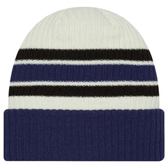 Tampa Bay Lightning New Era Vintage Cuffed Knit Hat - Cream/Blue - NHL 203787573