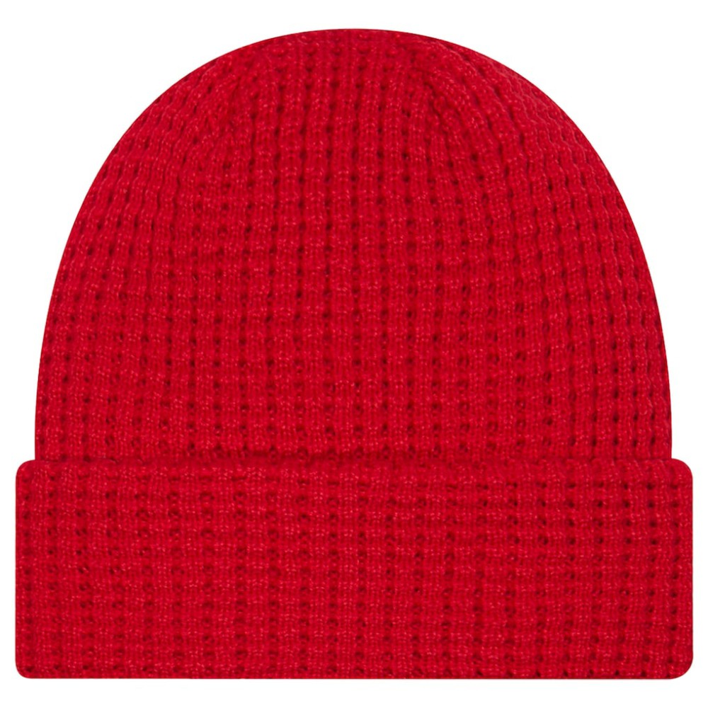 Carolina Hurricanes New Era Waffle Cuffed Knit Hat - Red - NHL 203787579
