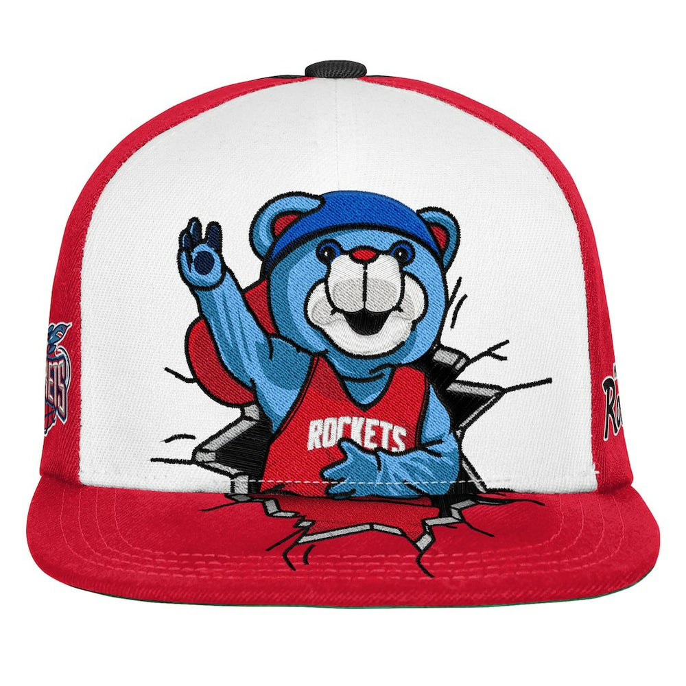 Houston Rockets Youth Mascot Snapback Hat for sale Red | Mitchell & Ness