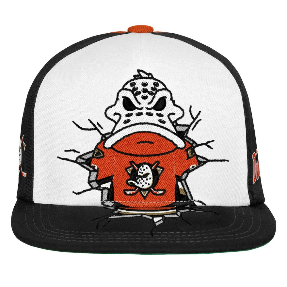 Anaheim Ducks Mitchell & Ness Youth Mascot Snapback Hat - Orange - NHL 203788030