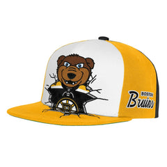 Boston Bruins Mitchell & Ness Youth Mascot Snapback Hat - Black - NHL 203788033
