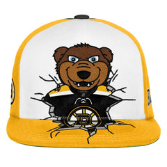 Boston Bruins Mitchell & Ness Youth Mascot Snapback Hat - Black - NHL 203788033