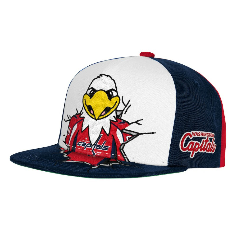Washington Capitals Mitchell & Ness Youth Mascot Snapback Hat - Navy - NHL 203788034