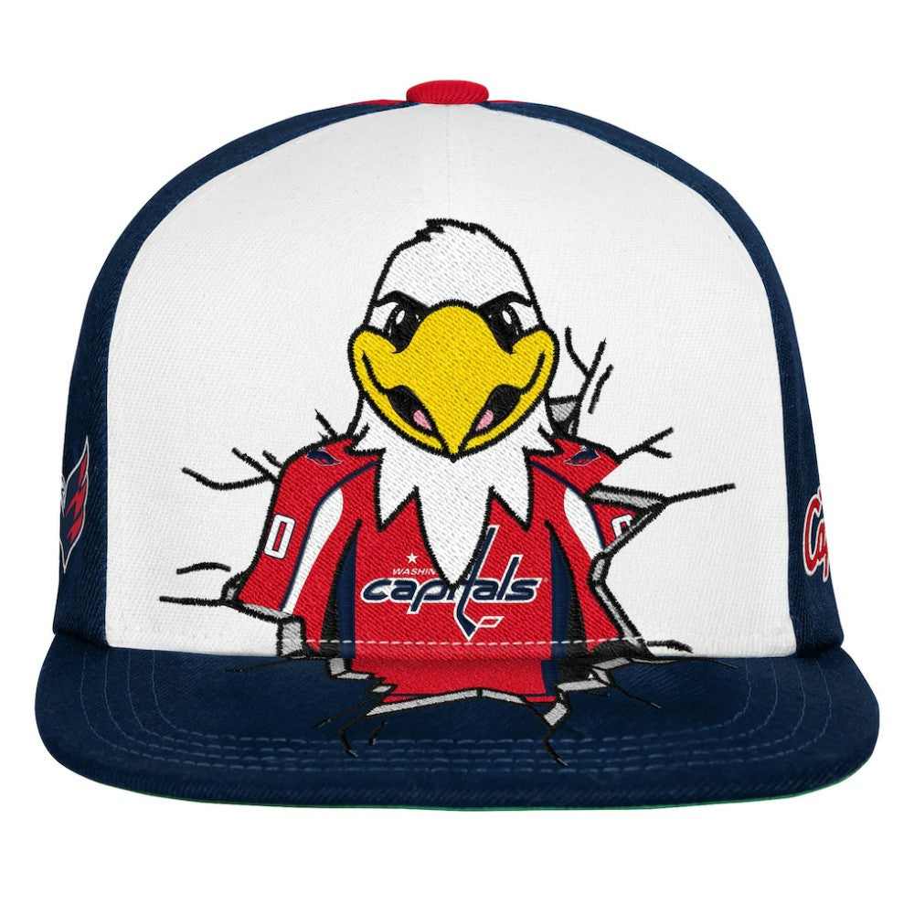 Washington Capitals Mitchell & Ness Youth Mascot Snapback Hat - Navy - NHL 203788034