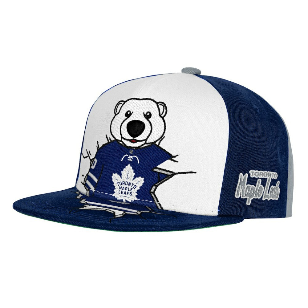 Toronto Maple Leafs Mitchell & Ness Youth Mascot Snapback Hat - Navy - NHL 203788037