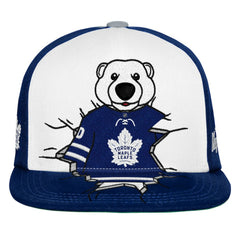 Toronto Maple Leafs Mitchell & Ness Youth Mascot Snapback Hat - Navy - NHL 203788037