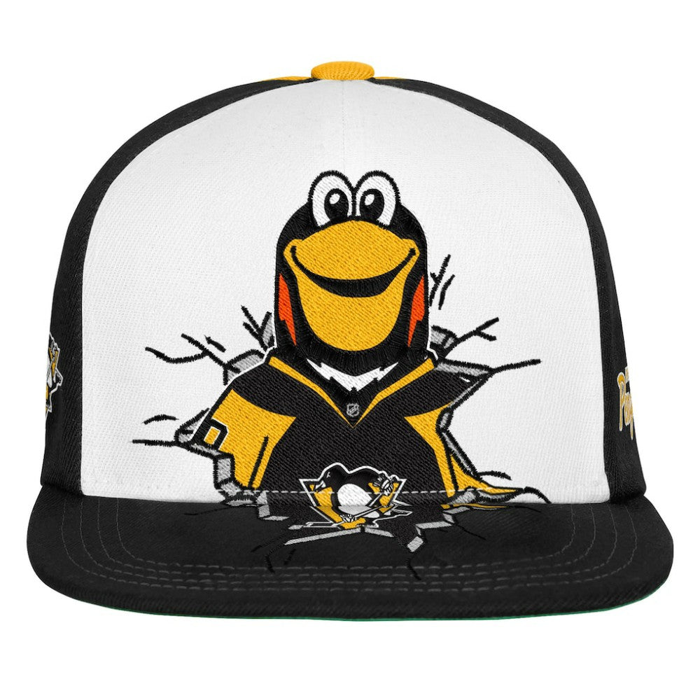 Pittsburgh Penguins Mitchell & Ness Youth Mascot Snapback Hat - Black - NHL 203788039