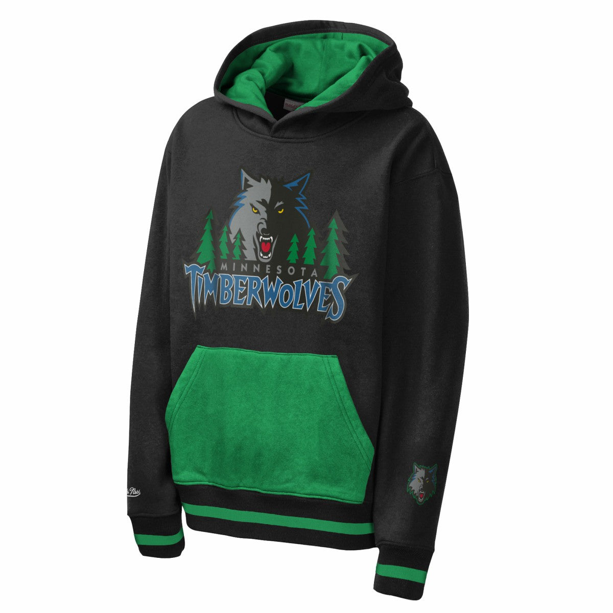 Minnesota Timberwolves Youth Playmaker Fashion Fleece Hoodie Navy | Mitchell & Ness outlet