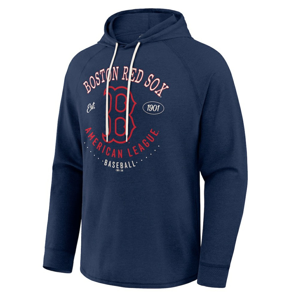 Boston Red Sox Darius Rucker Collection by Fanatics Raglan Hooded Long Sleeve T-Shirt - Navy - Fanatics Discount