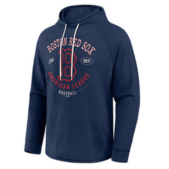 Boston Red Sox Darius Rucker Collection by Fanatics Raglan Hooded Long Sleeve T-Shirt - Navy - Fanatics Discount
