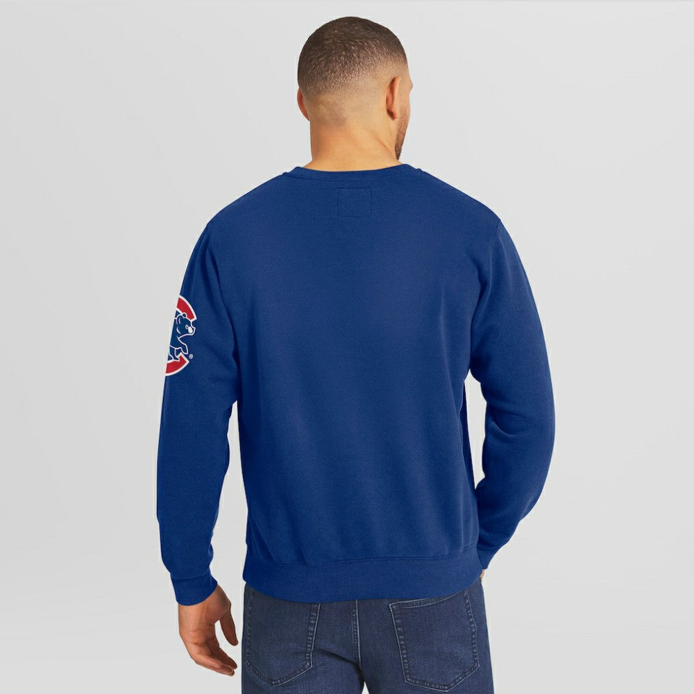 Chicago Cubs Darius Rucker Collection by Fanatics Washed Crew Neck Pullover Sweatshirt - Royal - Fanatics on Sale