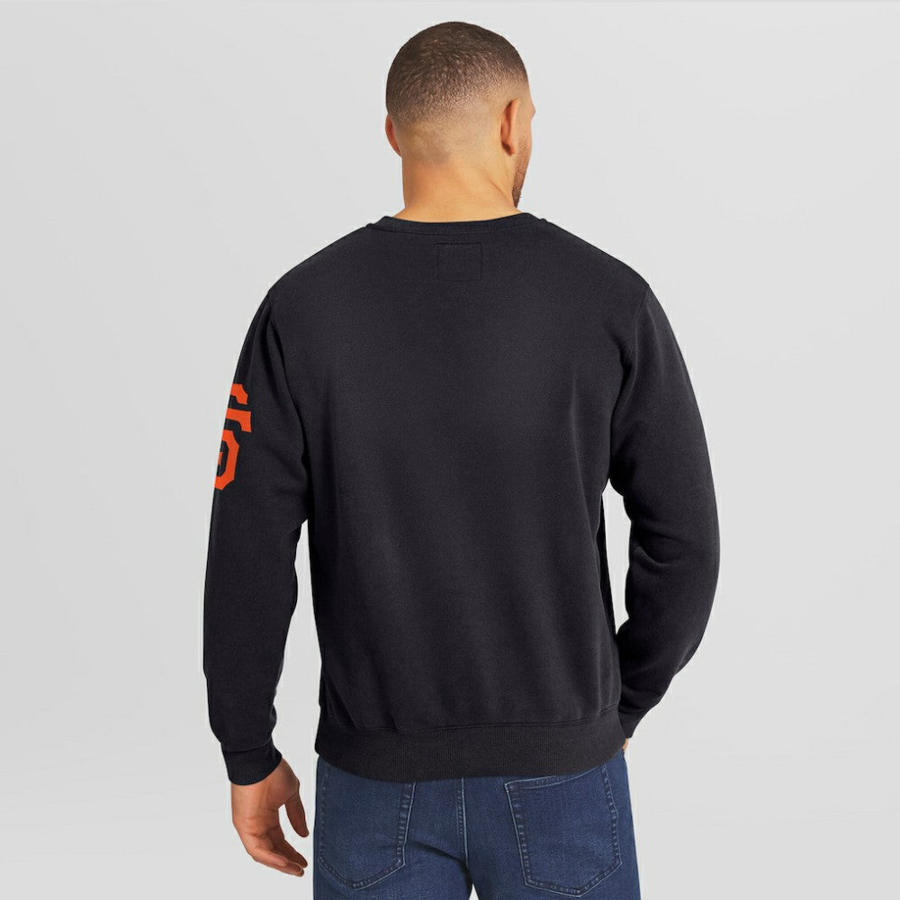 San Francisco Giants Darius Rucker Collection by Fanatics Washed Crew Neck Pullover Sweatshirt - Black - Fanatics Sale