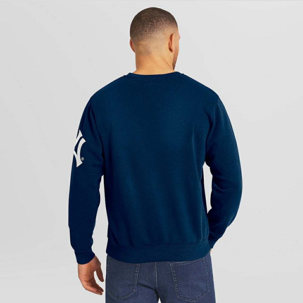 New York Yankees Darius Rucker Collection by Fanatics Washed Crew Neck Pullover Sweatshirt - Navy - Fanatics Lifestyle