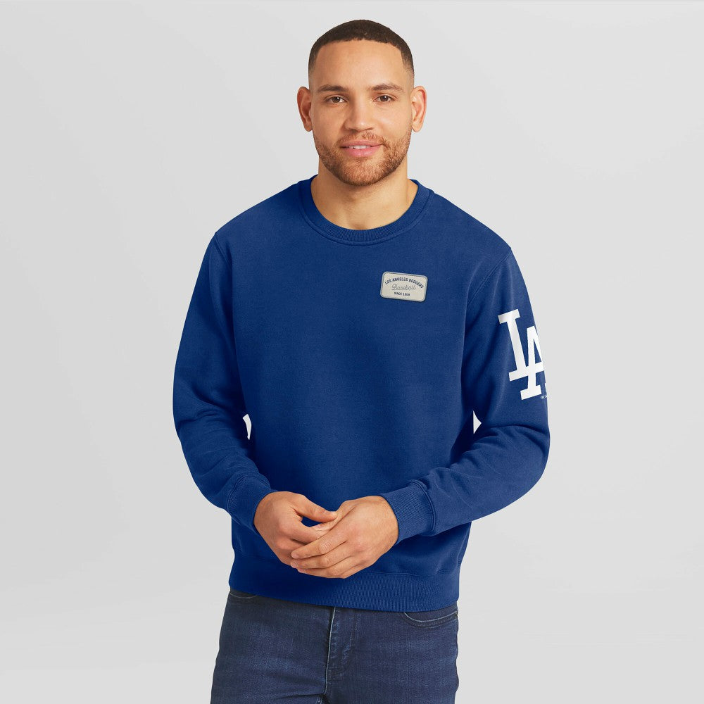 Los Angeles Dodgers Darius Rucker Collection by Fanatics Washed Crew Neck Pullover Sweatshirt - Royal - Fanatics Online