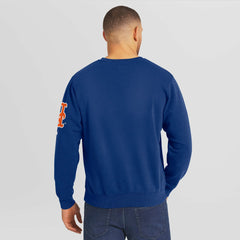 New York Mets Darius Rucker Collection by Fanatics Washed Crew Neck Pullover Sweatshirt - Royal - Fanatics Online