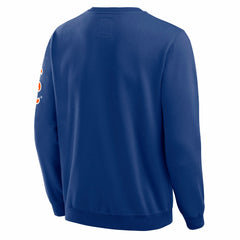 New York Mets Darius Rucker Collection by Fanatics Washed Crew Neck Pullover Sweatshirt - Royal - Fanatics Online