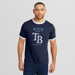 Tampa Bay Rays Darius Rucker Collection by Fanatics Washed Ringer T-Shirt - Navy - Fanatics Online