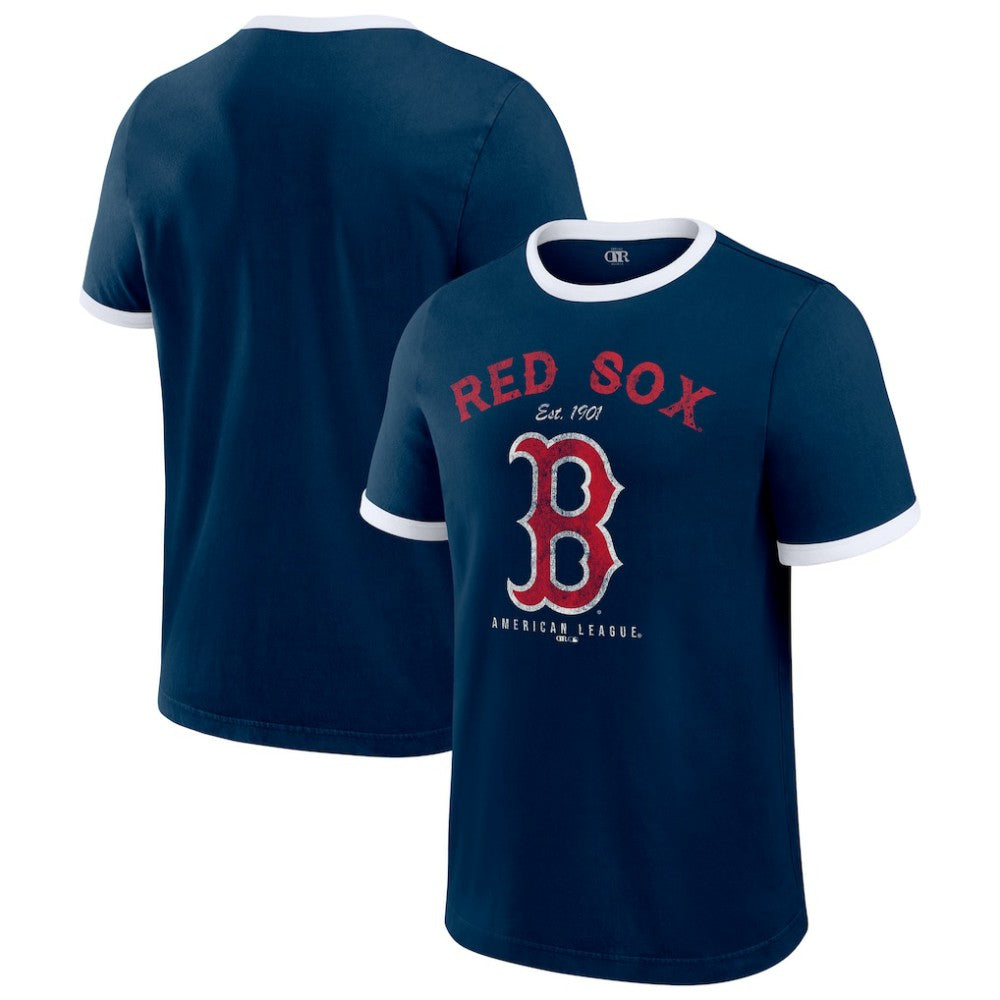 Boston Red Sox Darius Rucker Collection by Fanatics Washed Ringer T-Shirt - Navy - Fanatics on Sale