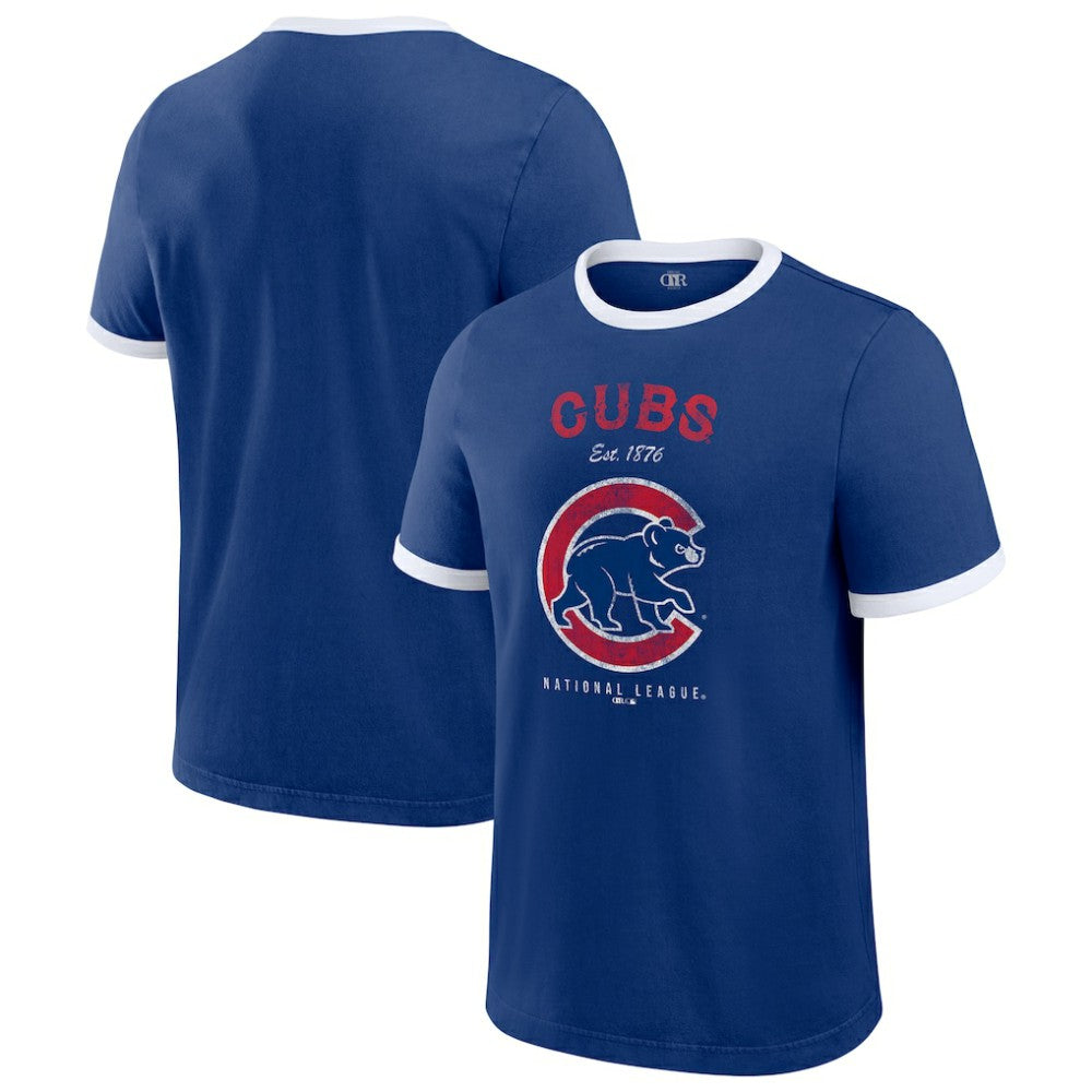 Chicago Cubs Darius Rucker Collection by Fanatics Washed Ringer T-Shirt - Royal - Fanatics Online