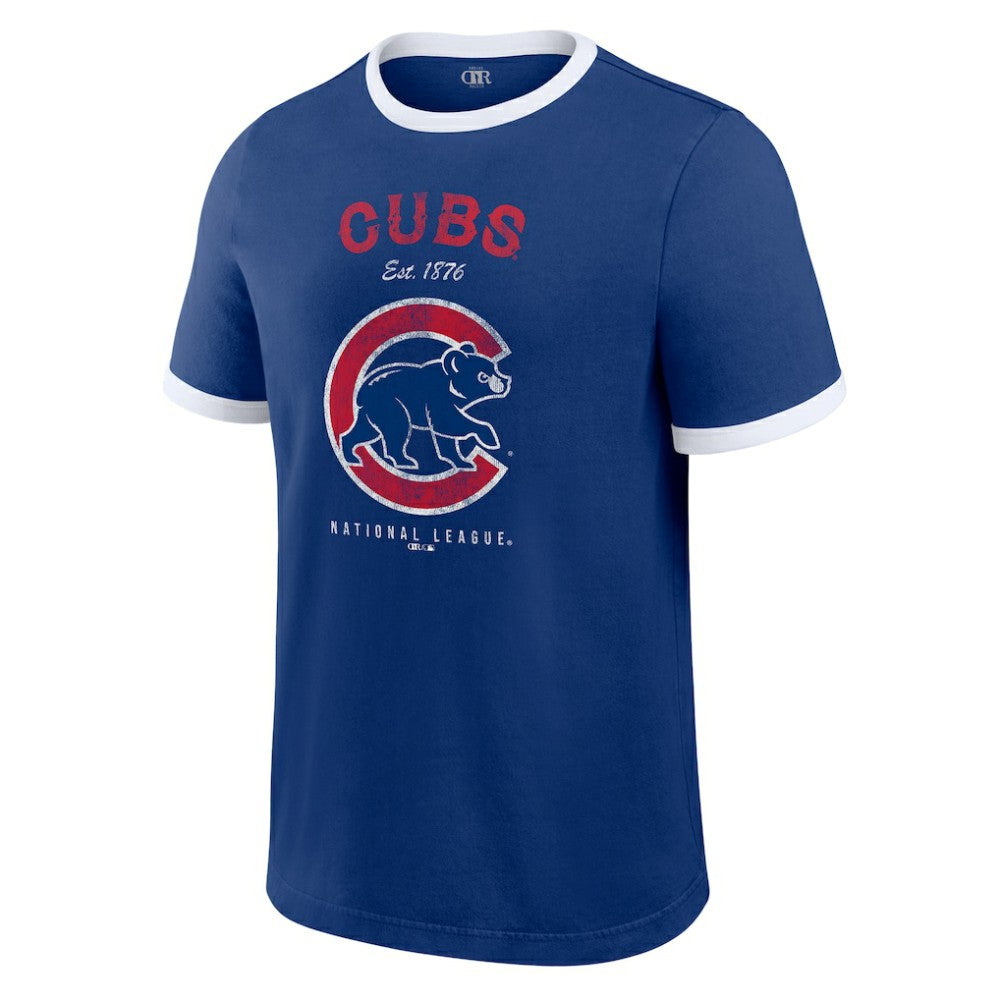 Chicago Cubs Darius Rucker Collection by Fanatics Washed Ringer T-Shirt - Royal - Fanatics Online