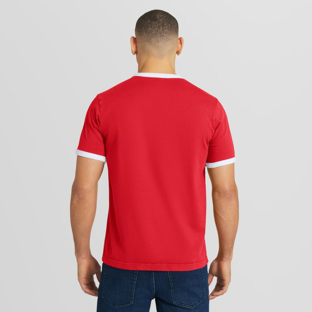 Philadelphia Phillies Darius Rucker Collection by Fanatics Washed Ringer T-Shirt - Red - Fanatics Lifestyle