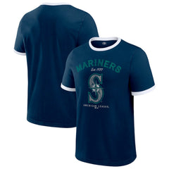 Seattle Mariners Darius Rucker Collection by Fanatics Washed Ringer T-Shirt - Navy - Fanatics Online