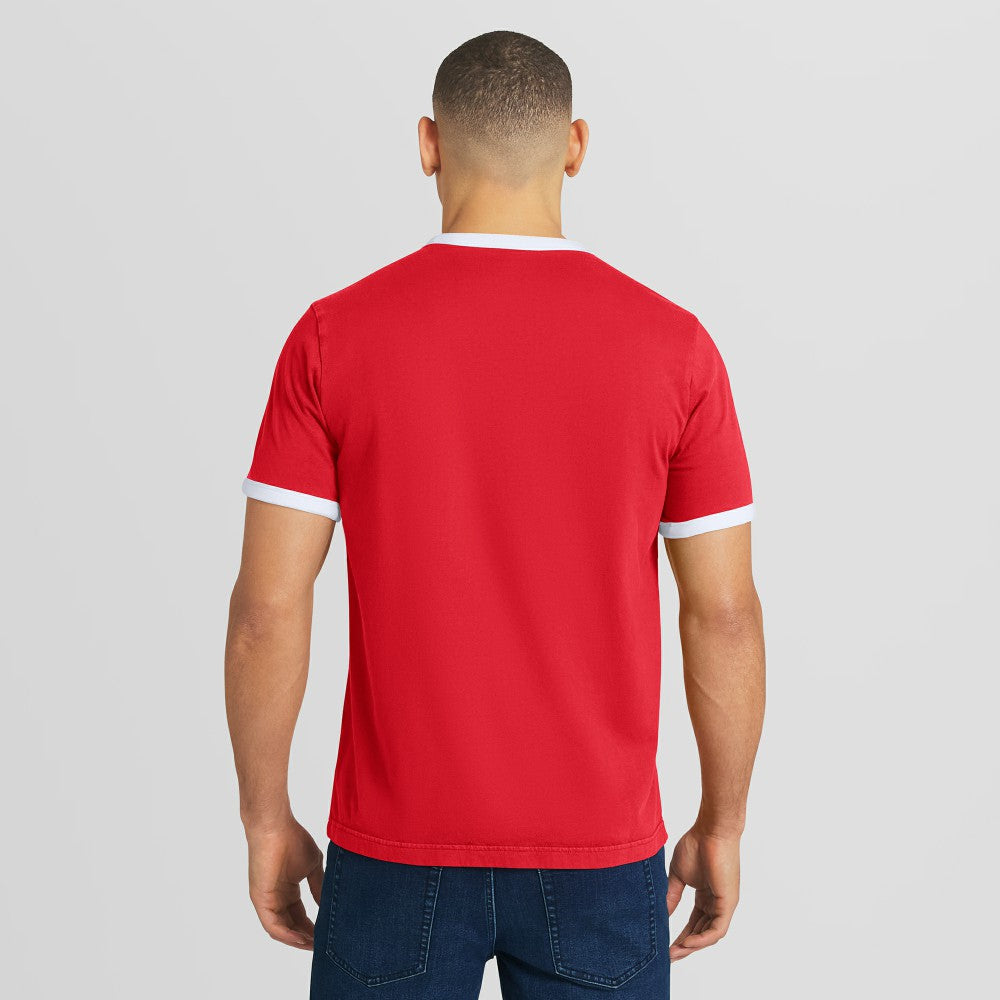Cincinnati Reds Darius Rucker Collection by Fanatics Washed Ringer T-Shirt - Red - Fanatics Lifestyle