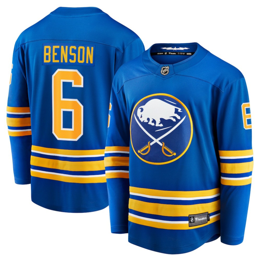 Zach Benson Buffalo Sabres Fanatics Home Breakaway Jersey - Royal - NHL 203789030