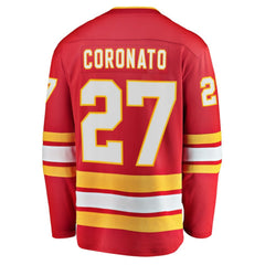 Matt Coronato Calgary Flames Fanatics Home Breakaway Jersey - Red - NHL 203789034