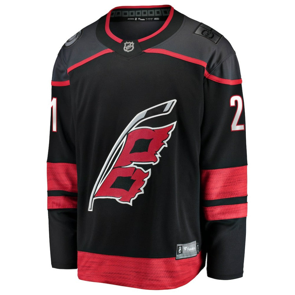 Alexander Nikishin Carolina Hurricanes Fanatics Home Breakaway Jersey - Black - NHL 203789038