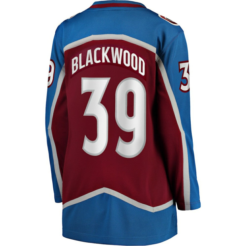 Mackenzie Blackwood Colorado Avalanche Fanatics Women's Home Breakaway Jersey - Burgundy - NHL 203789046
