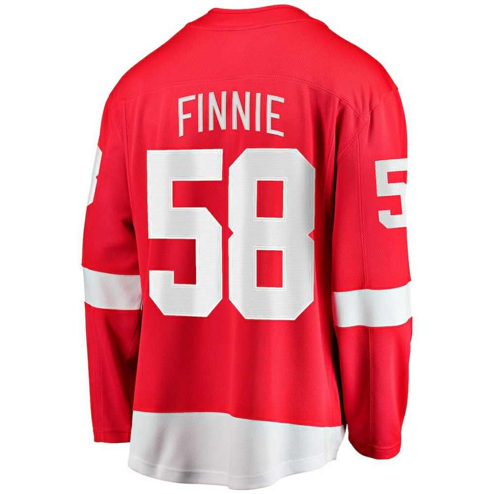 Emmitt Finnie Detroit Red Wings Fanatics Home Breakaway Jersey - Red - NHL 203789055